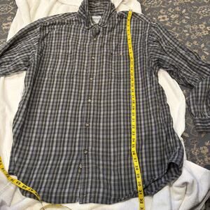 Carhartt Flannel Mens Extra Large XL Relaxed Fit Button Up Shirt Plaid